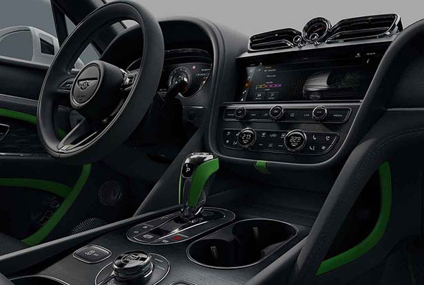 Interior of Bentley Speed