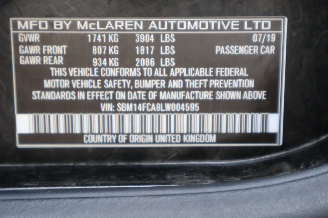 2020 McLaren 720S Performance
