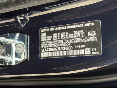2026 Rolls-Royce Cullinan Black Badge