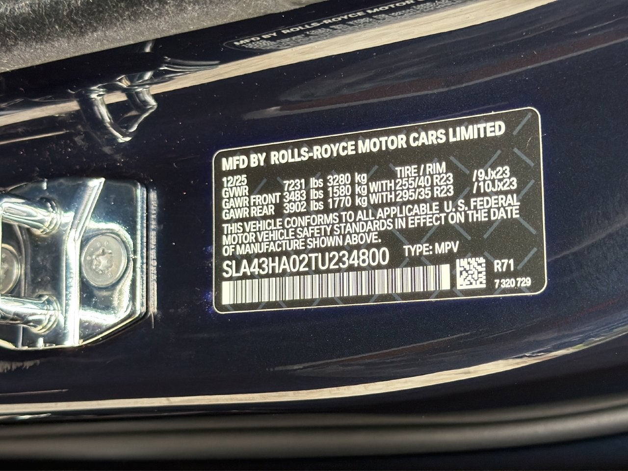 2026 Rolls-Royce Cullinan Black Badge