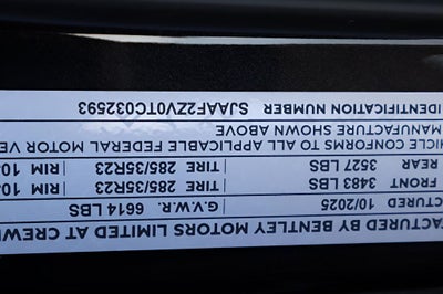 2026 Bentley Bentayga Base