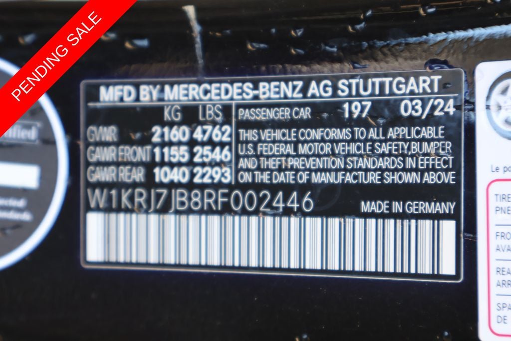 2024 Mercedes-Benz AMG® GT 63 Base 4MATIC®