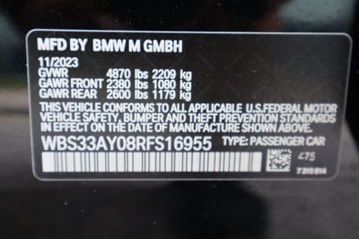 2024 BMW M3 Competition