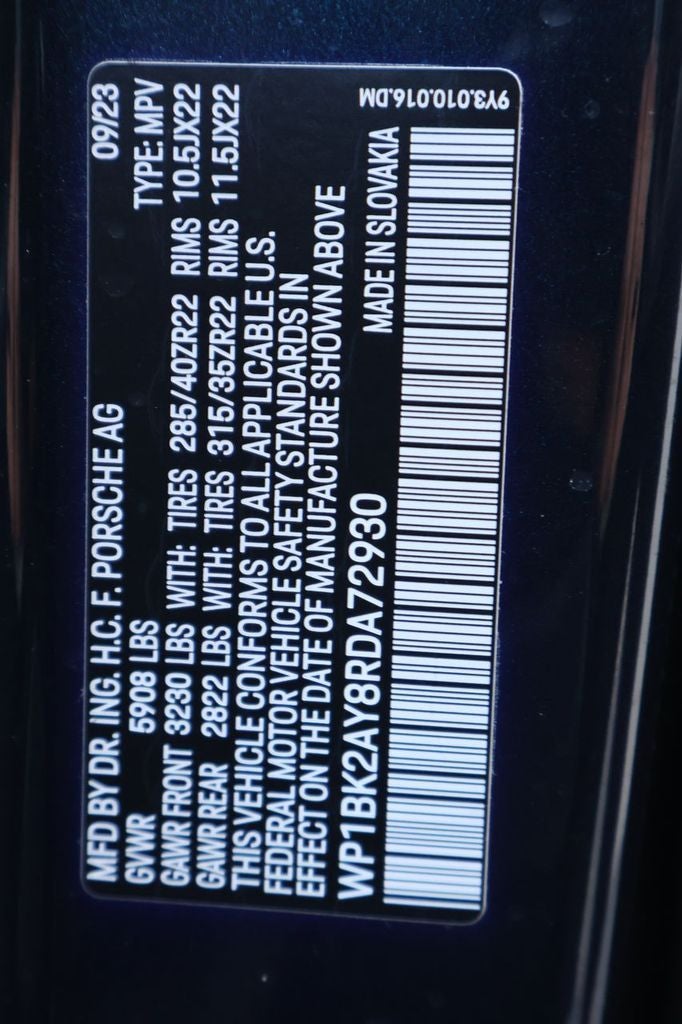 2024 Porsche Cayenne Coupe Turbo GT