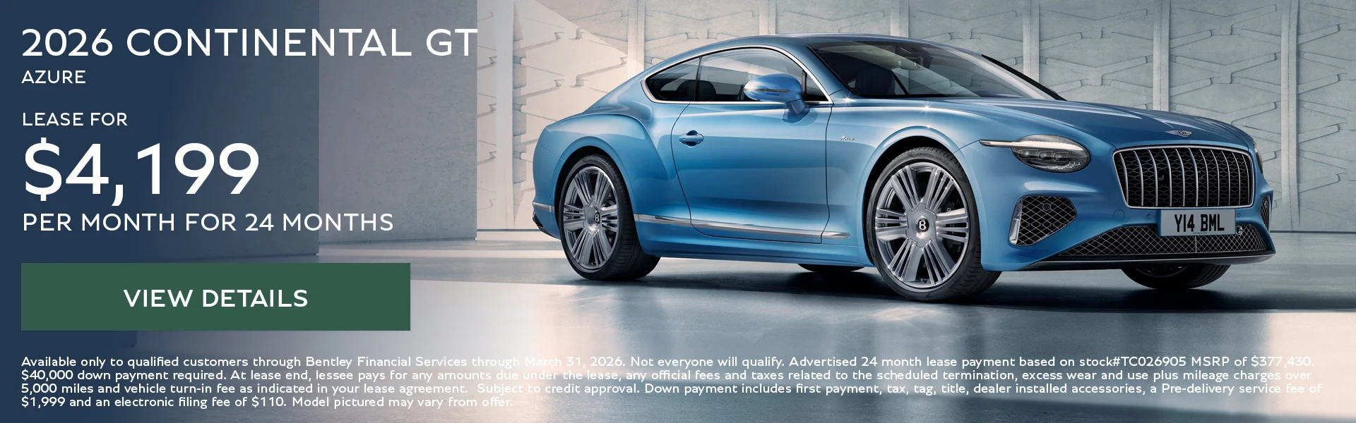 continental gt azure