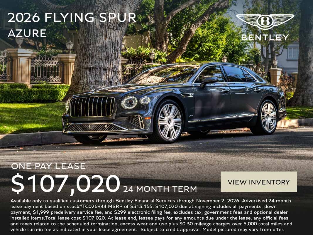 flying spur one pay lease