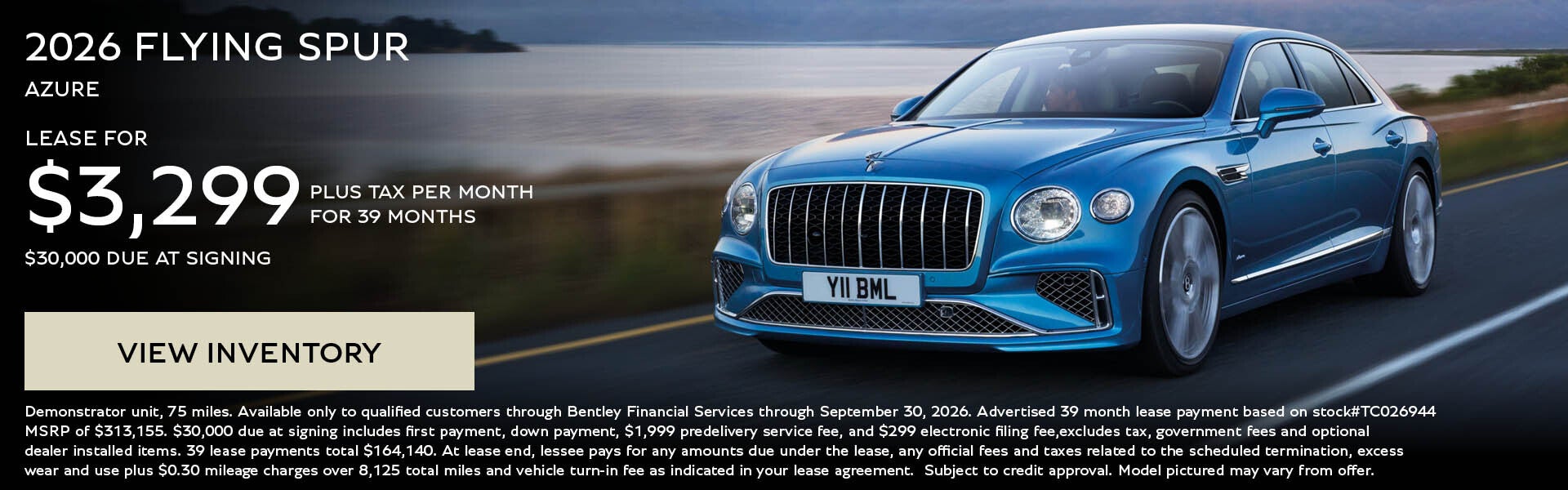 flying spur azure