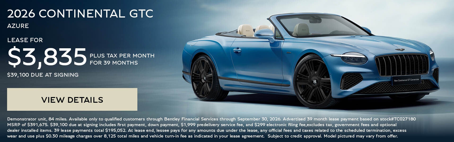 continental gtc azure