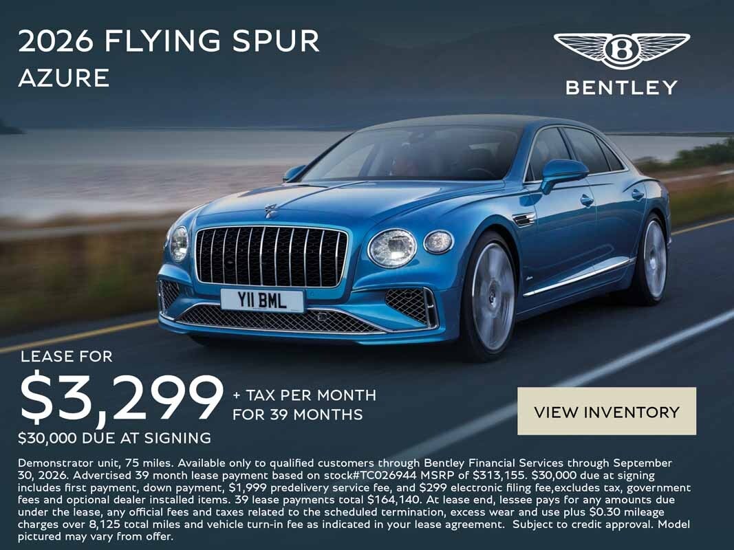 flying spur azure